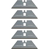 Fiskars Pro CarbonMax 3/4" Utility Knife Replacement Blades, 5-Pack | Compatible with Standard Utility Knives, Labratory Tested &amp; Verified, Carbon-Bonded to Stay Sharp