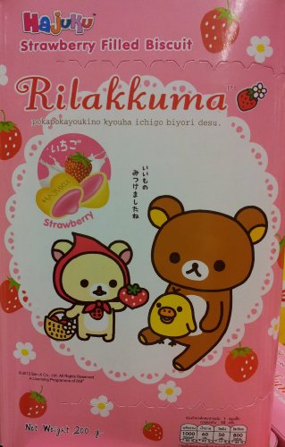 Rilakkuma Strawberry Filled Biscuit 0g 7 05 Oz Snack Yummy Buy Online In Guernsey At Guernsey Desertcart Com Productid