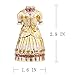 YU FENG Crystal Jeweled Trinket Jewelry Boxes Hinged Collectible Handmade Bridal Wedding Dress Figurine Ring Holder Box