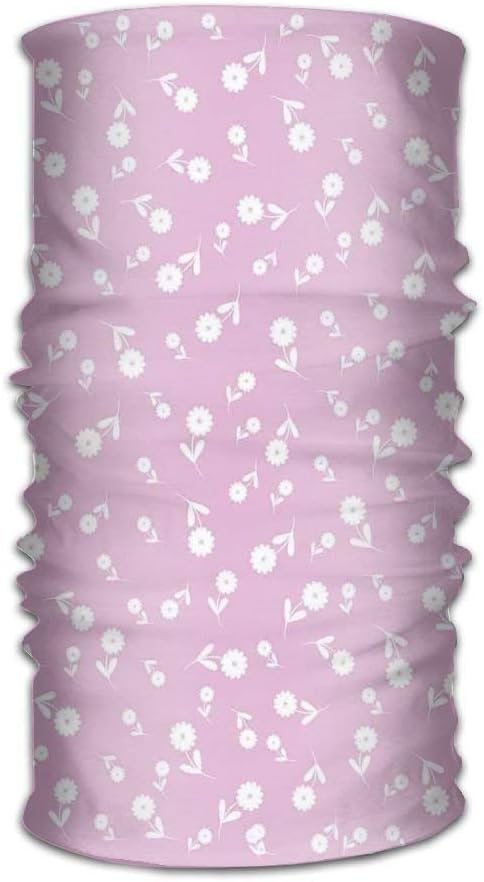 ERCGY Woman's Men Turban Red Background Blue Circle Custom Kerchief