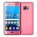 Galaxy S7 Edge Waterproof Case, iThrough Underwater Case for Galaxy S7 Edge, Dust Proof, Snow Proof, Shockproof, Heavy Duty Touch Screen Protective Carrying Cover for Samsung Galaxy S7 Edge (Pink)