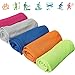 Frontoper 10 Packs Cooling Towel, Super Sweat-Absorbent Sports Towel for Sports, Workout, Fitness, Gym,Yoga, Pilates, Travel,Camping,Running,Training,Driving, Cycling & Other Sports