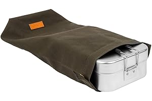TRANGIA Roll Top Mess Tin Storage Bag, Size Large, Olive (TR-619103)