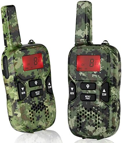 Rechargeable Walkie Talkies for Boys Adult Family Interaction, 2 Way Radios 22 Channel up to 3.7 Miles Walky Talky Interphone Toys for 5-Year Old Kids, Gifts for 6-Year Old Boys Girls