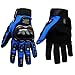Pro-Biker Bicycle Motorcycle Motorbike Powersports Racing Gloves (XL, Blue)