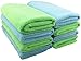 SecurOMax Thick Microfiber Cleaning Cloth, 15 x 15 Inches, 8 Pack