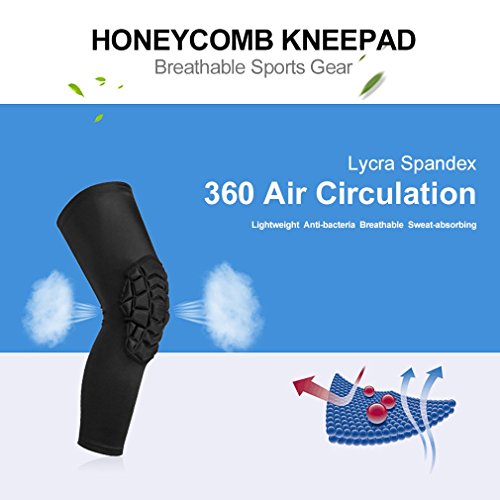 image for AIYUE Knee Pads Cellular Honeycomb Knee Brace - Breathable Compression