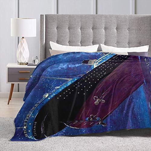 Zhung Ree Titanic Sinking 50x40 inch Throw Blanket Super Soft Fuzzy
