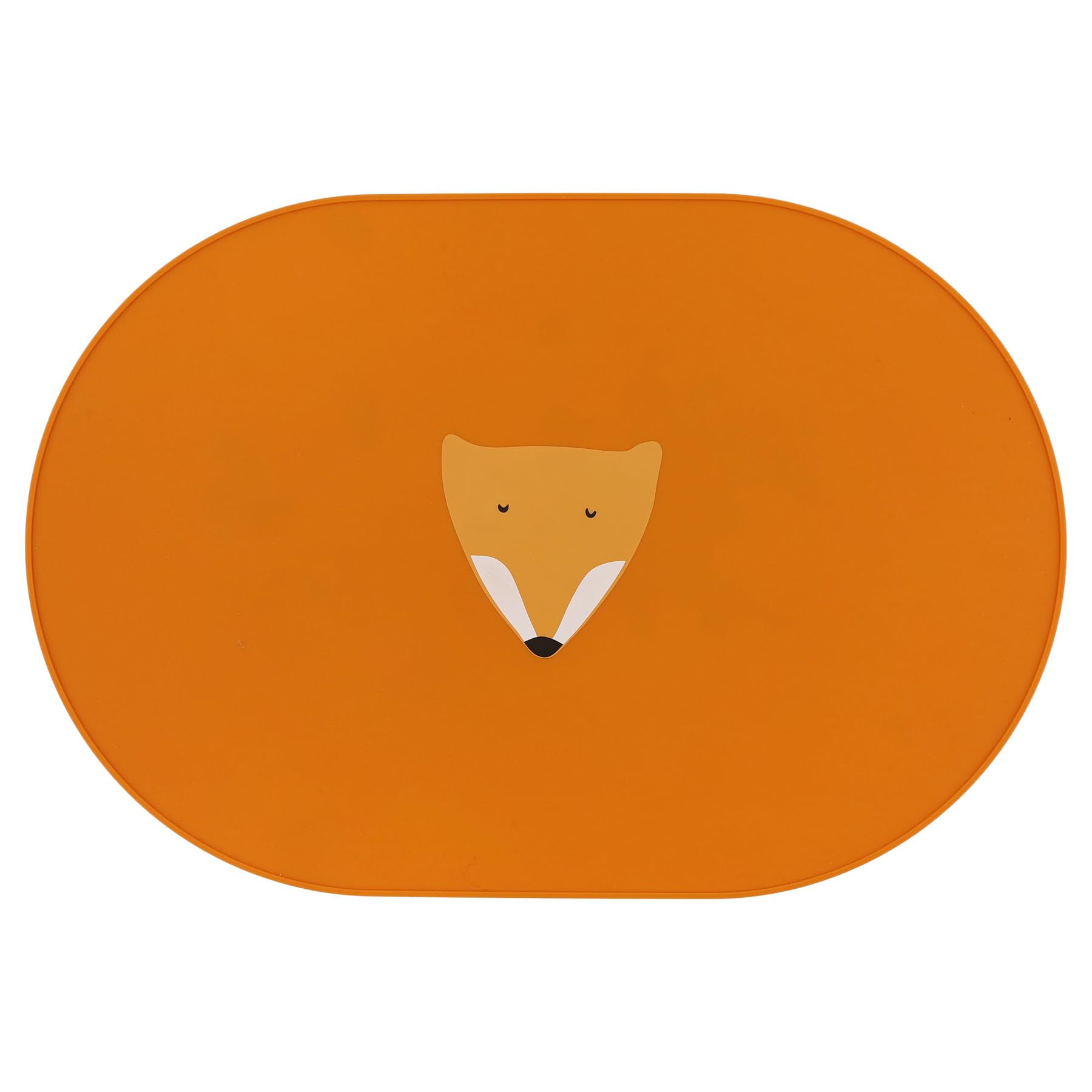 Trixie Silicone Placemat Mr. Fox - Non-Slip Toddler Table Mat - Soft, Durable, and Easy to Clean - Perfect for Baby-Led Weaning, Mealtime, and Playtime - Eco-Friendly & Safe
