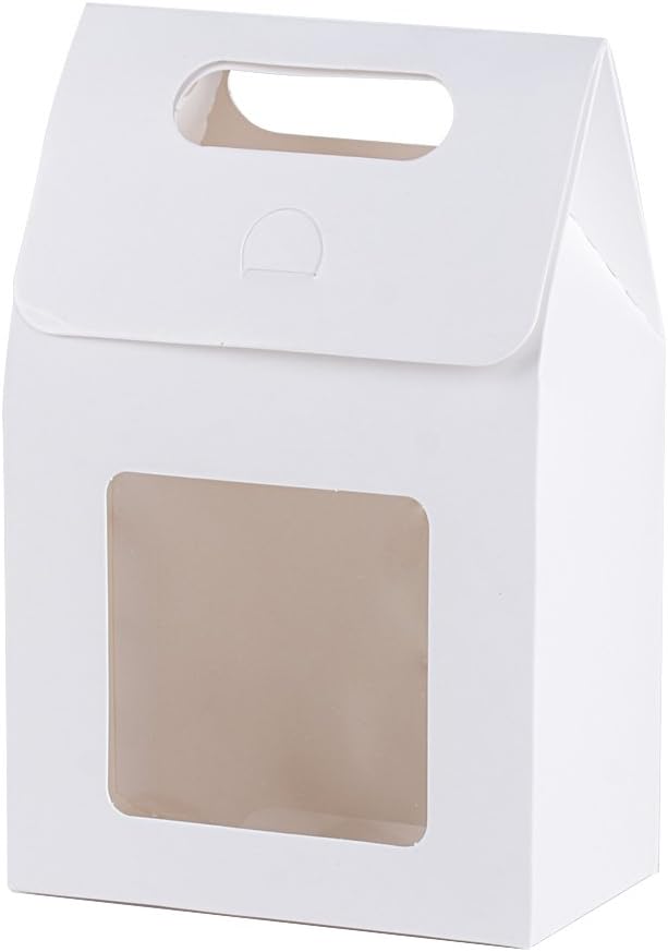 Kraft Paper Candy Box For Wedding Party Favor 9.7*5.7*14.8cm (white)