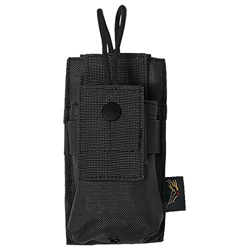 Flyye Short Radio Pouch MOLLE Black