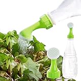 Mini Hand Bottle Watering Spout Adapter Portable Sprinkler Cap Watering Can Garden Tools, 4 Pack
