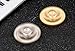 Inspirationc 6 Angle Customizable Metallic EDC Hand Fidget Spinner,Ceramic Bearing Killing Time Toy for Anxiety, Stress Relief and Boredom--Silver