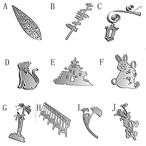 Transer Metal Die Cutting Dies Stencil For DIY Scrapbooking Album Paper Card Decor Craft (A)