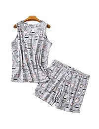 Pijama sin mangas para dama