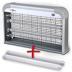 Electronic Killer Zapper Fly and Bug Kill Trap - Most Efficient Pest Control Equipment 20W - Aluminum by OUTXPRO