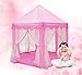 IsPerfect Kids Indoor Princess Castle Play Tents,Outdoor Large Playhouse With Led Lights,Perfect Outdoor Child Toys - 55