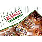 Krispy Kreme&reg; Chocolate Iced Glazed Doughnut With Sprinkles Donuts One Dozen