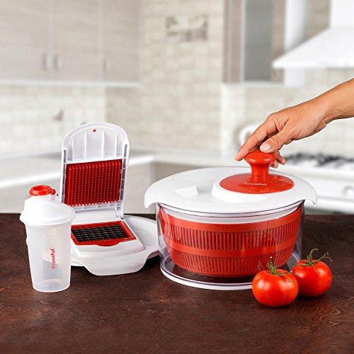 It's Useful Salad Wiz Pro Set - 10 Pieces, includes Spinner, Slicer and More