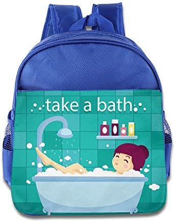 Take A Bath School Backpacks For Girls Boys Kids Elementary School Bags Bookbag
