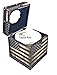 Bellaa 28298 American Flag Square Tissue Box Cover USA Patriotic Napkin Holder Paper Dispenser Vintage