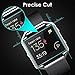 CAVN 3 Pack Screen Protector Compatible with Fitbit Blaze, Tempered Glass Waterproof Screen Cover Saver [Crystal Clear] [Anti-Scratch] [No-Bubble]