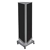 Azar Displays 700452-BLK Three-Sided REVOLVING