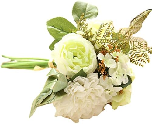 TATGB home Artificial Fake Flowers Dahlia Bouquet Floral Wedding Bouquet Party Home Decor Green DY1-9