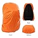 ayamaya Camping Backpack Rain Cover, 45-65L Waterproof Backpack Elastic Water Cover Rucksack Water-Resist Dustproof Cover for Hiking Camping Traveling -Orange