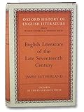 English Literature of the Late Seventeenth Century (Oxford History of English Literature)