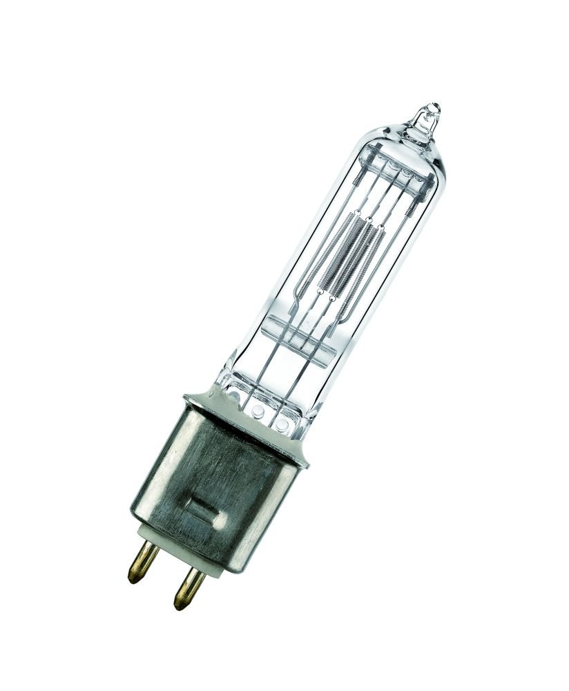 OSRAM 64716 GKV 600W 240V Halogen Studio Lamp, Single-Ended, GKV ANSI Code, 19 mm Diameter, 101 mm Length, 3050 K Colour Temperature, 600W, 240V