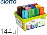 GIOTTO Turbocolor Felt Tip Fibre Pens Fine Tip 144 Colours School Pack view 5