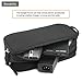 NEXARY Adapter and Cable Pouch Gadget-Case Carrying case Bag for Electronics Accessories/Wide-Open High-Capacity/You Can Put in Accessory of The Laptop! Black