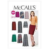 McCall Patterns M6654 Misses' Skirts Sewing Template, Size E5 (14-16-18-20-22)
