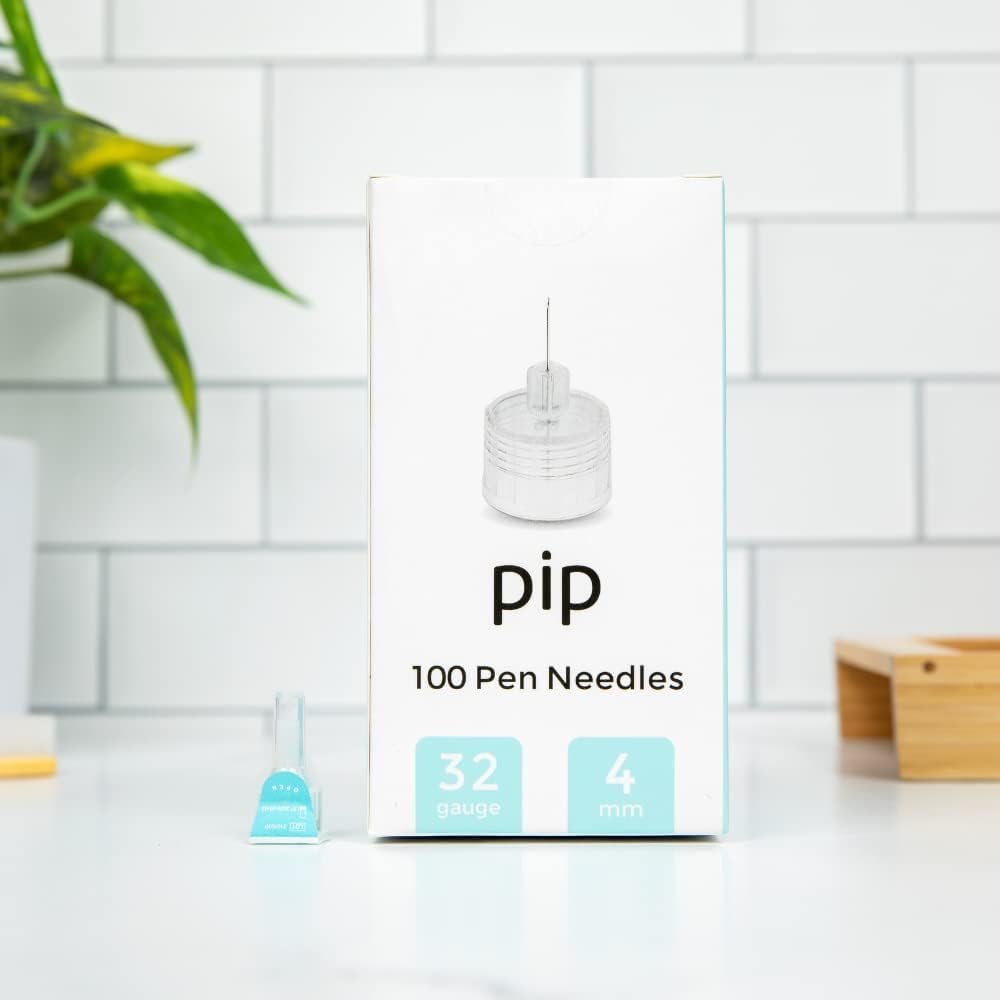 Pip Insulin Pen Needles (32G 4mm) 100 Pieces
