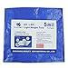 Lightweight Outdoor Camping Tarp 6' x 8' 5-mil Blue Waterproof Boat Tarps Covers with Grommets