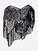 Vijiv Women's Vintage 1920s Flapper Shawl Sequin Fringe Gatsby Evening Bolero Cape