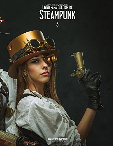 Livro Livro Para Colorir de Steampunk 3