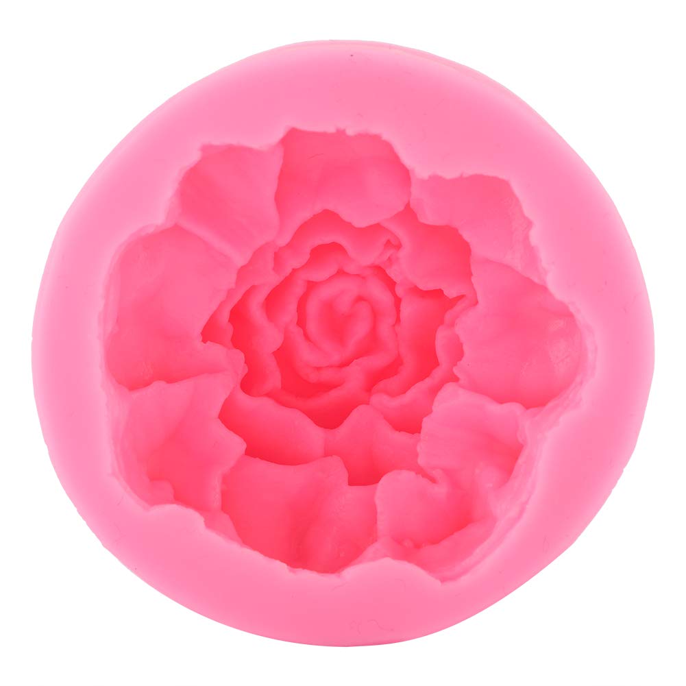 Mother's Day Carnation Silicone DIY Cake Mold Ice Candy Tray Fondant Cake Chocolate DIY Baking Mold