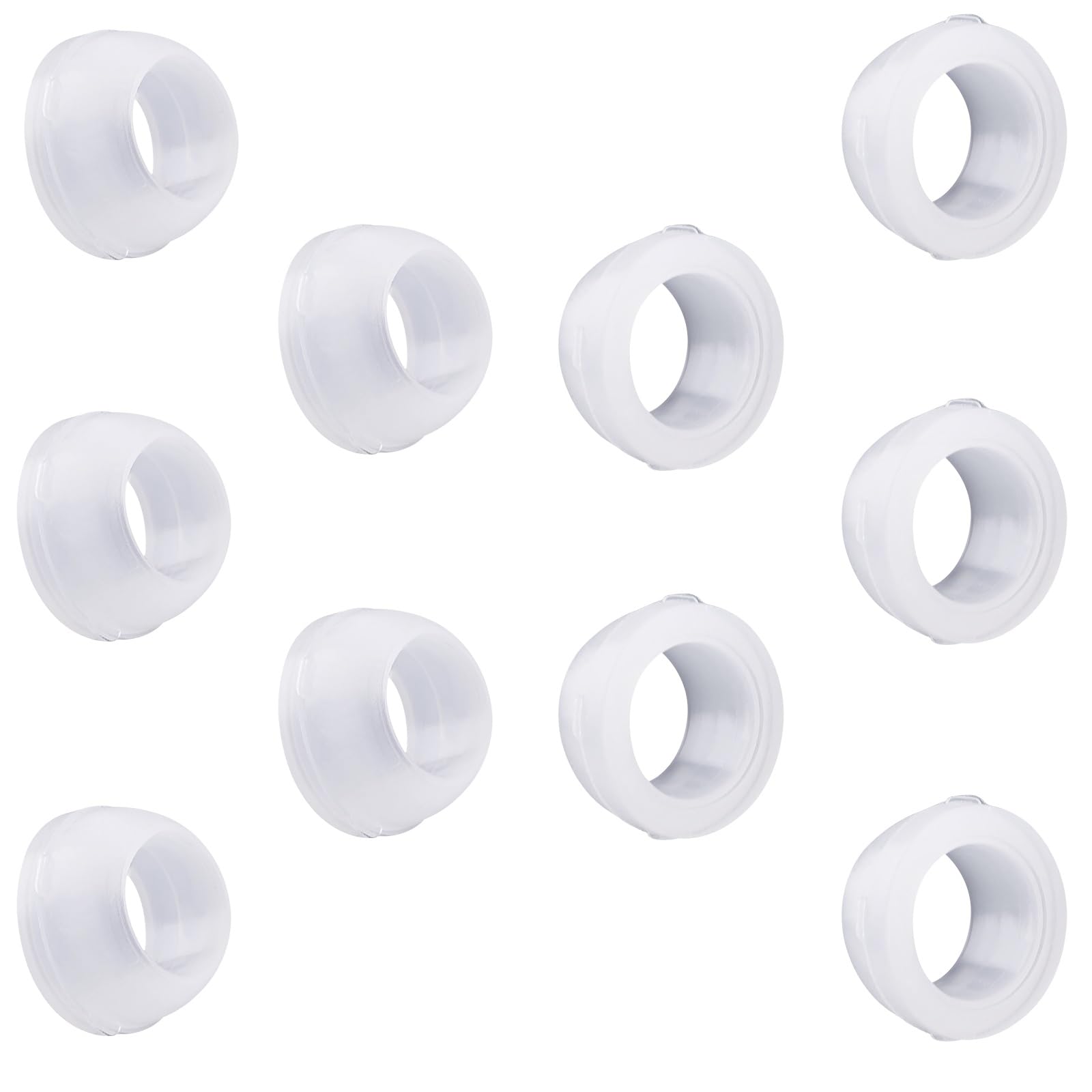 Photo 1 of 10 Pcs 16435 Plastic Santoprene Swivel Seal, 1/2" PEX Swivel Cone Washer RV Water Line Gasket Compatible with Most RVs, Camper, Travel Trailer Swivel Type Water Connectors, Fit for PEX Fittings/Valves