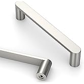 Asidrama 10 Pack 5 Inch(128mm) Brushed Satin Nickel Kitchen Cabinet Handles, Cabinet Pulls Kitchen Cabinet Hardware for Cupboard Drawer Pulls