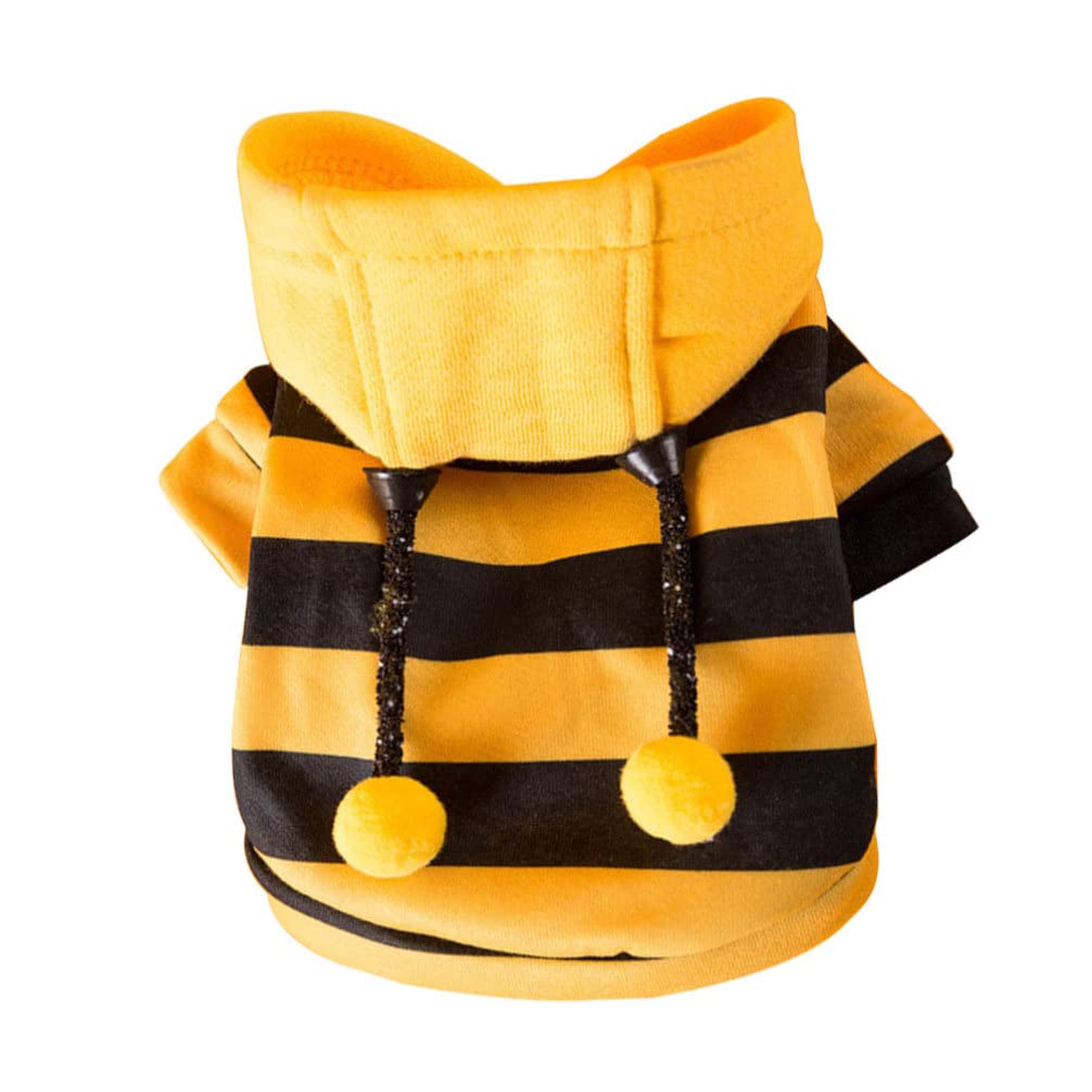 Puppy Outfits Pet Costume Dog Hoodies: Cat Holiday Cosplay Warm Clothes Puppy Cute Hooded Coat Christmas Outfits for Cat Small Dogs Kitten L Outdoor Clothing