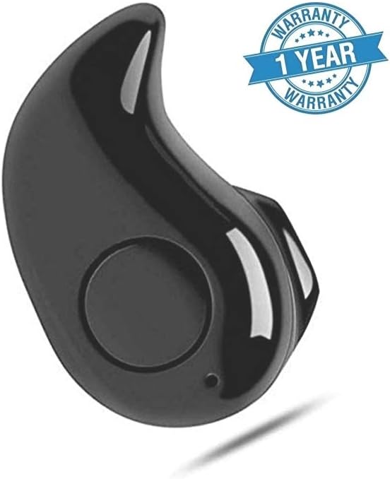 RawMax Mini S530 Wireless Kaju Stereo-Bluetooth 4.1 Headset with Mic for all Smartphones (Black)