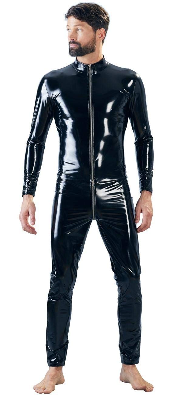 Black Level Vinyl Overalls Black M