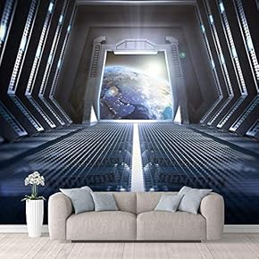 Wall Mural Views from The Space Station Removable Self-Adhesive Large Wallpaper - 66x96 inches