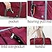 Travel Bag with High Capacity Foldable Storage Duffle Bag for Men Women (Red)