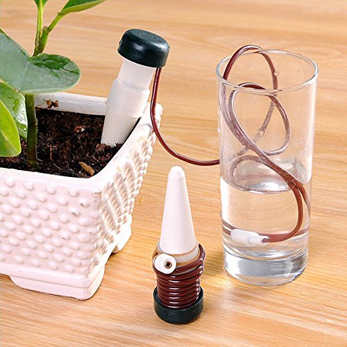 4 or 8 Pack Automatic Slow Release Vacation Plant Waterer,Garden Cone Watering Spikes,Self Watering Syste Irrigation Watering Device for Outdoor & Indoor Use (4Pack) - Thumbnail 5