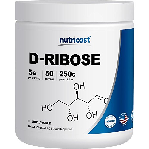 Nutricost Pure D-Ribose Powder (250 Grams) - High Quality D-Ribose