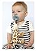 Nuby Natural Flex Cherry Pacifier with Snoozie Combo Set, Giraffe, 0-6 Months