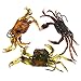 HOT SALE!!!3pcs/lot Soft Fishing Lures Crab Artificial Bait with Sharp Hooks Fishing Tackle Accessory Tool